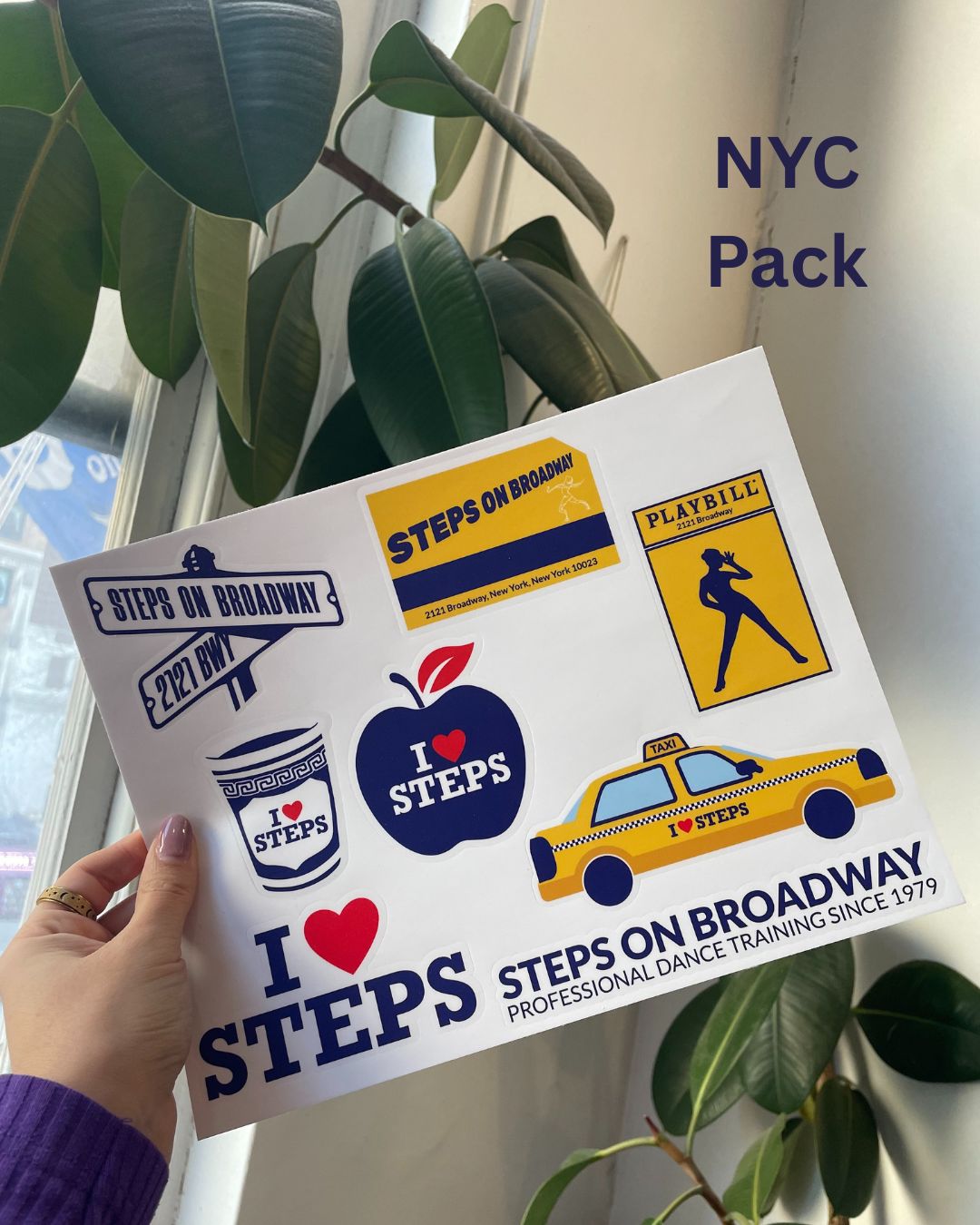 Steps on Broadway Sticker Packs