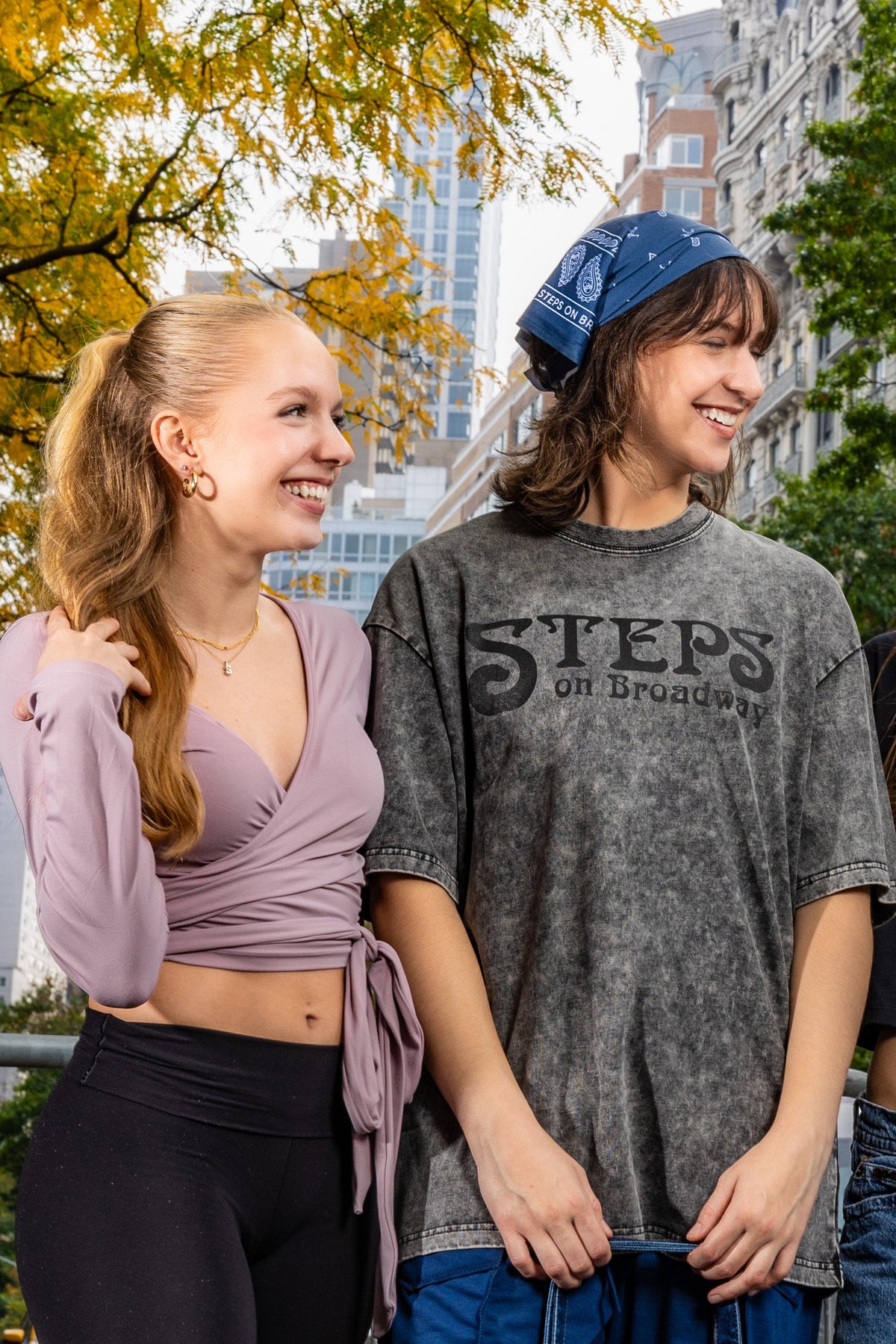 Steps on Broadway Wrap Top