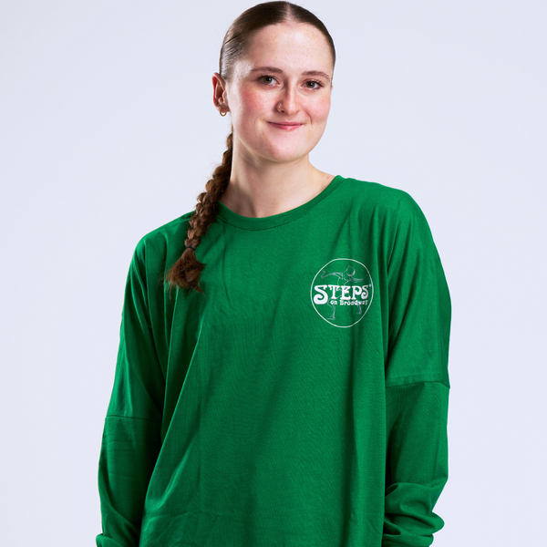 Steps Varsity Long-Sleeve Tee GREEN