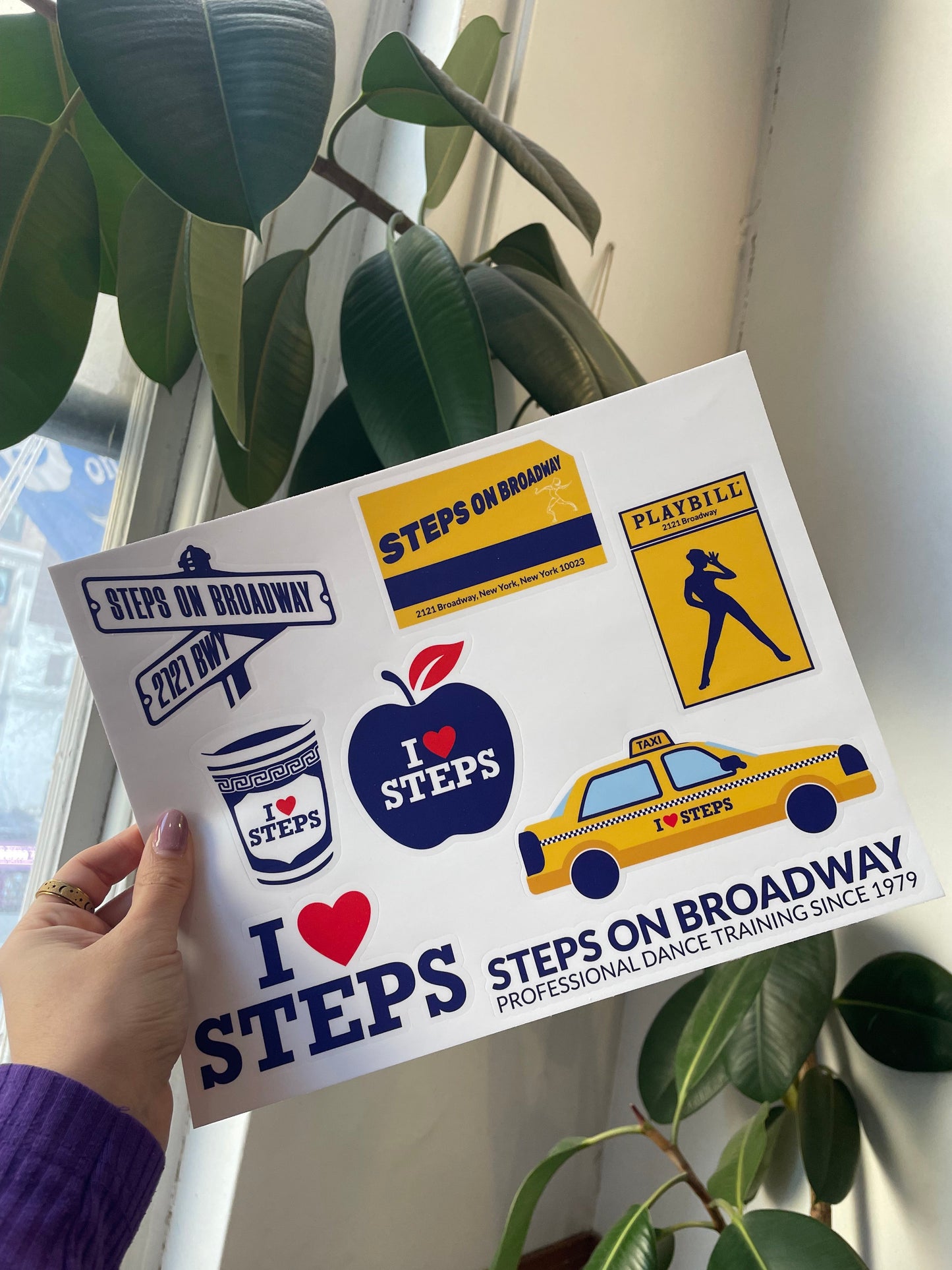 Steps on Broadway Sticker Packs