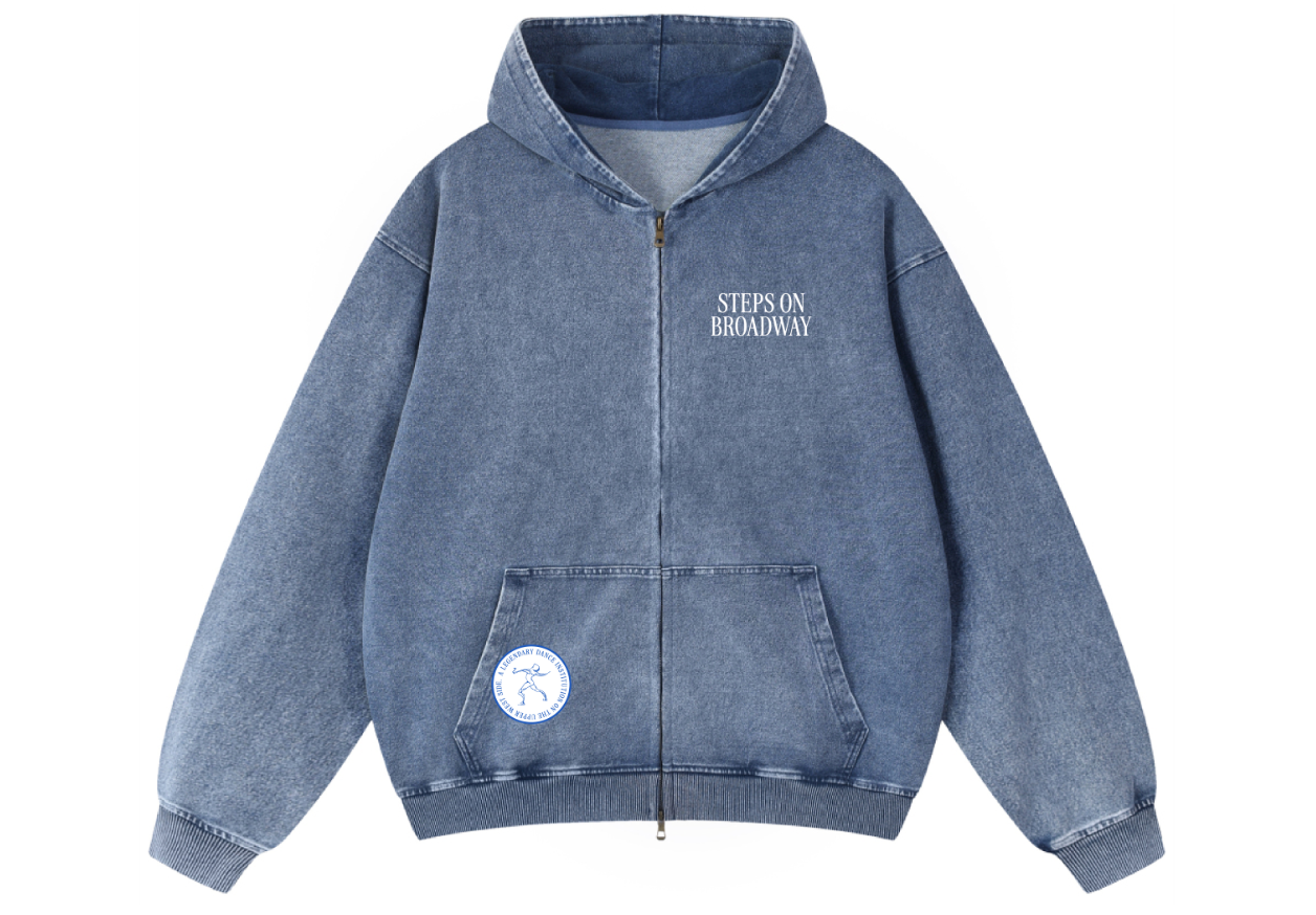 Steps Vintage Wash Zip-Up