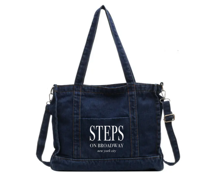 Steps on Broadway Denim Tote