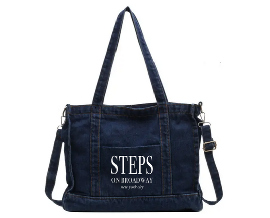 Steps on Broadway Denim Tote