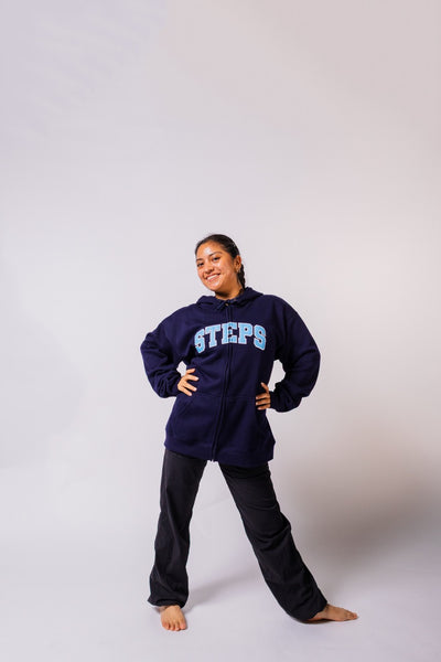 Steps Varsity Zip-Up Hoodie