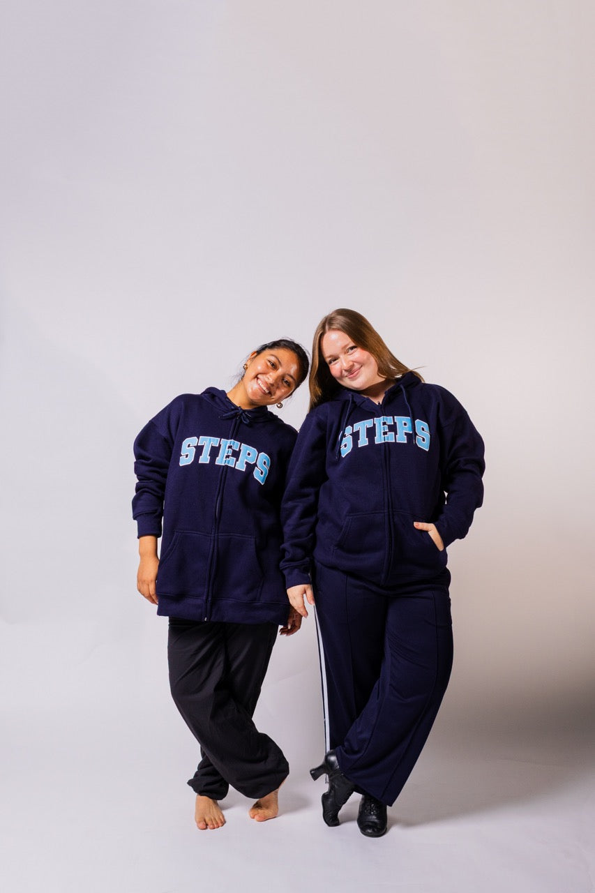 Steps Varsity Zip-Up Hoodie