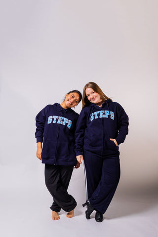 Steps Varsity Zip-Up Hoodie