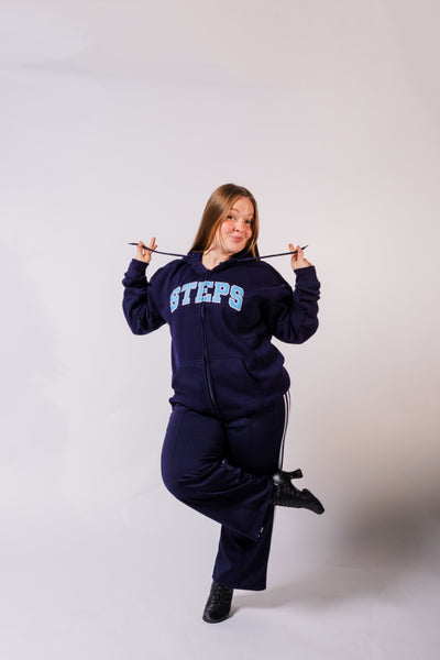 Steps Varsity Zip-Up Hoodie