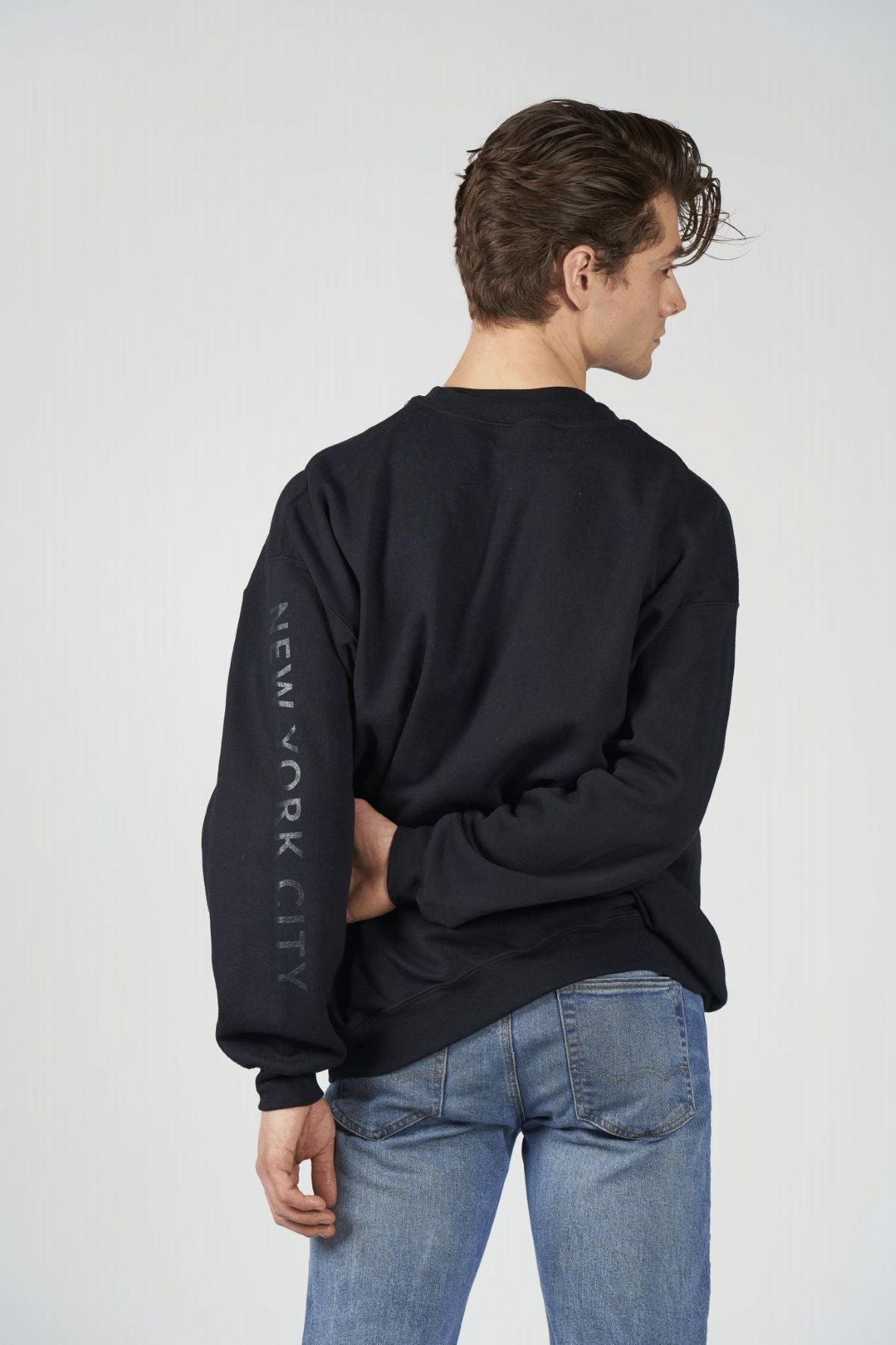 Unisex Crewneck Sweatshirt in Black